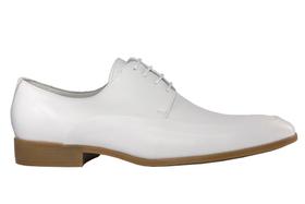 Sapato Masculino em Couro Confort Branco - Cód: 19002