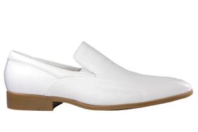Sapato Masculino em Couro Confort Branco - Cód: 757 - Porto Free