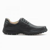 Sapato Masculino em Couro Floater Preto - Cód 7915