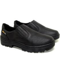 Sapato Masculino Epi Segurança Couro Trabalho Confortavel Preto - Carpidera