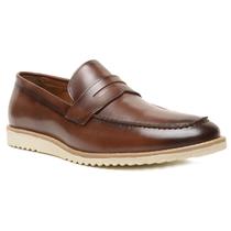 Sapato Masculino Esporte Fino Mocassim Loafer Couro Legitimo Sola Borracha