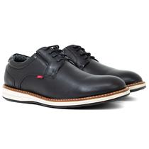 Sapato Masculino Ferracini Casual Kingston 24h Couro Cadarço Conforto Sapato Masculino Ferracini Casual Kingston 24h Couro Cadarço Conforto