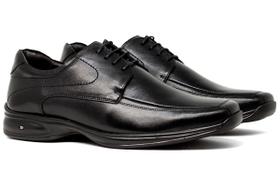 Sapato Masculino Jota Pe 3D AirBag Couro Conforto Sapato Masculino Jota Pe 3D AirBag Couro Conforto