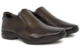 Sapato Masculino Jota Pe 3D AirBag Couro Conforto Sapato Masculino Jota Pe 3D AirBag Couro Conforto