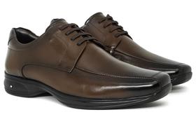 Sapato Masculino Jota Pe 3D AirBag Couro Conforto Sapato Masculino Jota Pe 3D AirBag Couro Conforto