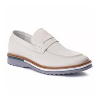 Sapato Masculino Loafer Masculino em Couro Legítimo Tratorado Off White Maldivas Sapato Masculino Loafer Masculino em Couro Legítimo Tratorado Off White Maldivas
