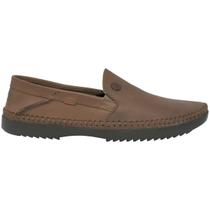 Sapato Masculino Mocassim Casual Social Dia a Dia Passeio Trabalho em Couro Free Way LoganX-4
