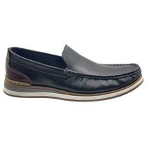 Sapato Masculino Mocassim Denim Flow Democrata 252101