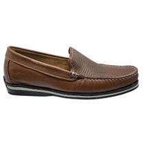 Sapato Masculino Mocassim Easy Ted Couro Democrata 135201