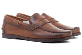 Sapato Masculino Mocassim Richards RCH Landscaper Couro Confortável Sapato Masculino Mocassim Richards RCH Landscaper Couro Confortável