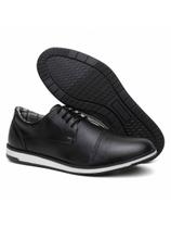 Sapato Masculino Oxford Liso Casual Moderno Sapatenis Social