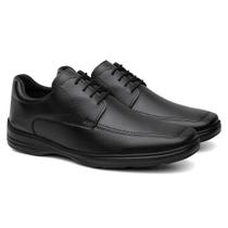 Sapato Masculino Preto Confort Social com Atacador Sapato Masculino Preto Confort Social com Atacador