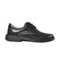 Sapato Masculino Preto Couro Antifúngico Palmilha Em Gel Top Sapato Masculino Preto Couro Antifúngico Palmilha Em Gel Top