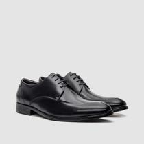 Sapato Masculino Preto Couro Elegância Atemporal Qualidade Sofisticação E Estilo Zapattero