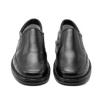 Sapato Masculino Silva&Silva CR1005 Preto Confort Couro