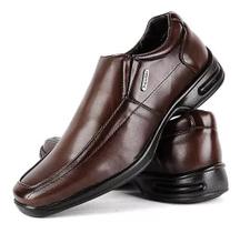 Sapato Masculino Social Antistress Anatômico Marrom