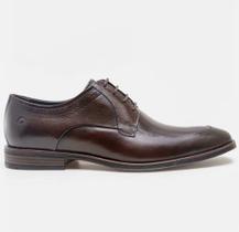Sapato Masculino Social Clooney em Couro Mahogany - Cód: 495101-002 Sapato Masculino Social Clooney em Couro Mahogany - Cód: 495101-002