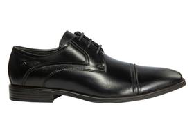 Sapato Masculino Social Clooney em Couro Preto - Cód: 495102-001 Sapato Masculino Social Clooney em Couro Preto - Cód: 495102-001
