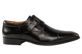 Sapato Masculino Social com Fivela Lateral Preto - Cód: 40148 Sapato Masculino Social com Fivela Lateral Preto - Cód: 40148