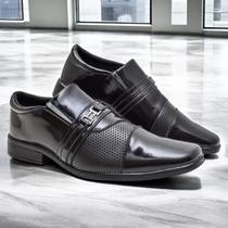 Sapato Masculino Social Confort Premium Elástico em Verniz Sapato Masculino Social Confort Premium Elástico em Verniz