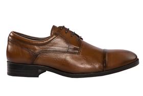 Sapato Masculino Social Couro Mestiço Brown - Cód 14436 Sapato Masculino Social Couro Mestiço Brown - Cód 14436