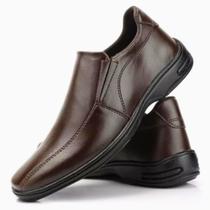 sapato masculino social elegante confort classico com sistema calce facil