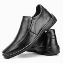 sapato masculino social elegante confort classico com sistema calce facil