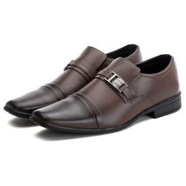 Sapato Masculino Social Em Couro Legítimo Elegante Casual