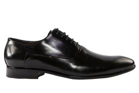 Sapato Masculino Social em Couro Napa Romana Preta - Cód: 9223 Sapato Masculino Social em Couro Napa Romana Preta - Cód: 9223