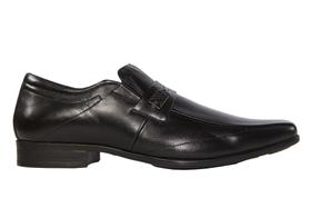Sapato Masculino Social em Couro Preto - Cód: 85202 Sapato Masculino Social em Couro Preto - Cód: 85202