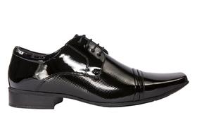 Sapato Masculino Social em Verniz Preto - Cód 77700 Sapato Masculino Social em Verniz Preto - Cód 77700