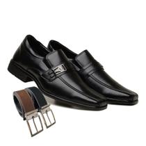 Sapato Masculino Social Facil de Calçar com Elástico e Metal + Cinto (G90103) Sapato Masculino Social Facil de Calçar com Elástico e Metal + Cinto (G90103)