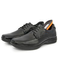 Sapato Masculino Social Footwear Confort Gel Couro Macio Confortável BR2
