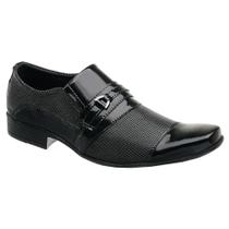 Sapato Masculino Social Homem Moderno Preto Brilhoso-Verniz SLZ REF-1021 Sapato Masculino Social Homem Moderno Preto Brilhoso-Verniz SLZ REF-1021