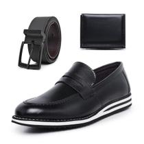 Sapato Masculino Social Oxford Confort + Carteira + Cinto Sapato Masculino Social Oxford Confort + Carteira + Cinto
