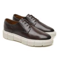 Sapato Masculino Social Oxford Confort Premium Sola Alta Tratorada