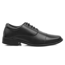 Sapato Masculino Social Oxford Elegante Confortável Cap Toe Elegante Trabalho Dia a Dia