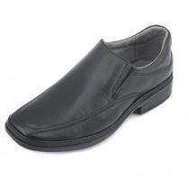 Sapato Masculino Social Pierrô anatômico couro cor preto