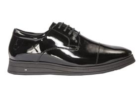 Sapato Masculino Verniz Potenza Preto - Cód 85456