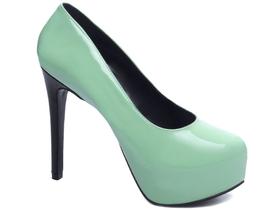 Sapato Meia Pata Feminina Verde Torricella modelo 60.001H