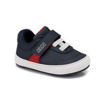 Sapato Menino Klin Algodão Doce Azul Marinho e Vermelho