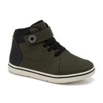 Sapato menino klin flyer mini verde militar/preto 117188000