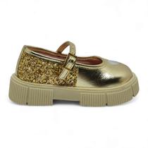 Sapato mini sua cia metalizado tratorado infantil - 7048.00439our Sapato mini sua cia metalizado tratorado infantil - 7048.00439our