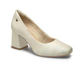 Sapato Mississipi Feminino Branco e Preto Ref:Q7791
