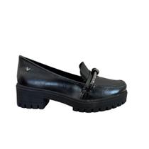 Sapato Mississipi Loafer Feminino Q8556 Preto