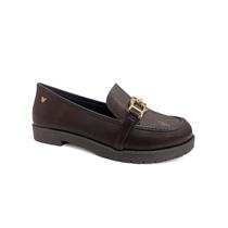 Sapato Mississipi Mocassim Feminino Me721 Cafe