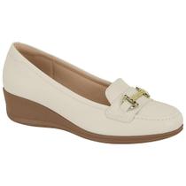 Sapato Mocassim Anabela com Fivela Feminina Modare - 7392102 Sapato Mocassim Anabela com Fivela Feminina Modare - 7392102