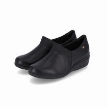 Sapato Mocassim Anabela Feminino Preto Piccadilly 117086