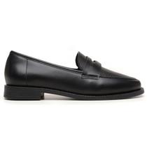Sapato Mocassim Casual em Couro Feminino Hanna Confortável Sapato Mocassim Casual em Couro Feminino Hanna Confortável