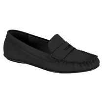 Sapato Mocassim Casual Feminino Vizzano 1465100 Preto Sapato Mocassim Casual Feminino Vizzano 1465100 Preto